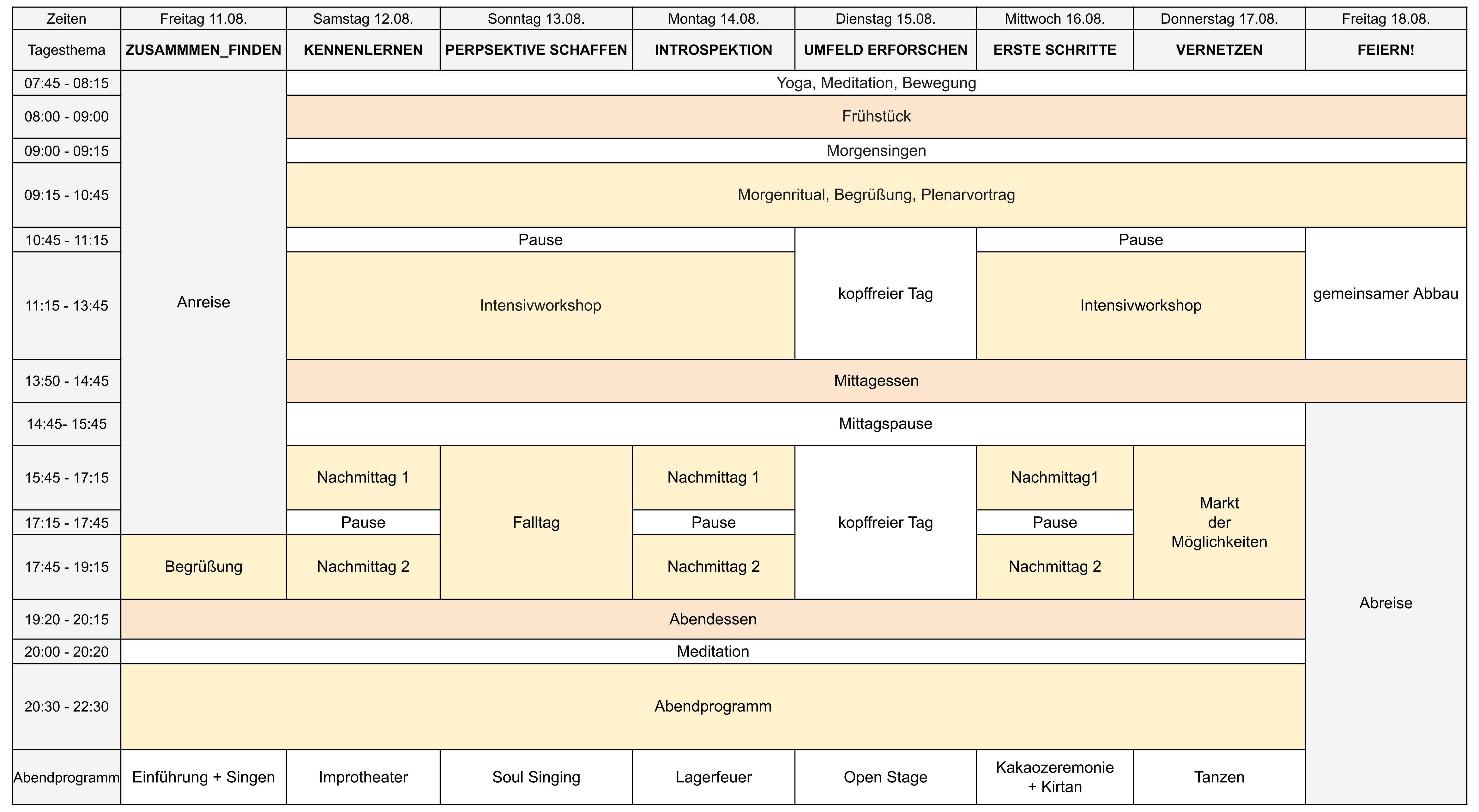 Wochenplan 13.06.2023 2